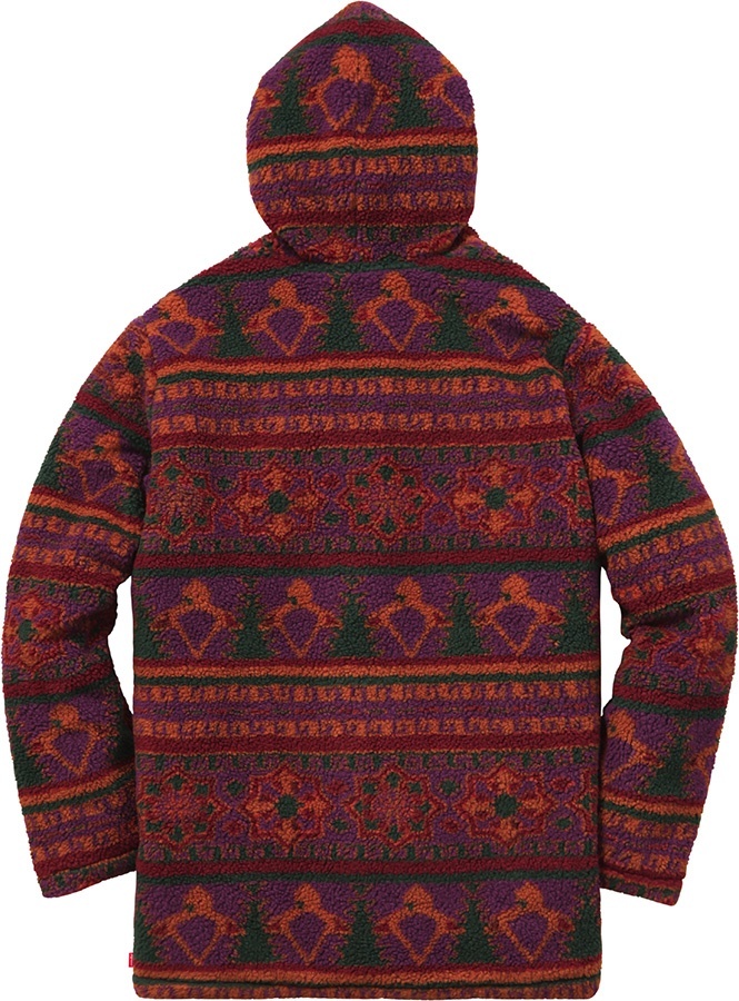 Sherpa Fleece Toggle Jacket view 4